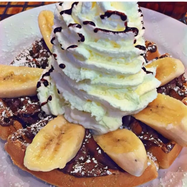 Nutella Banana Pancakes.