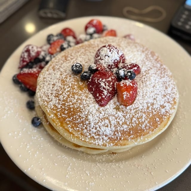 Seasonal Berries Pancakes.