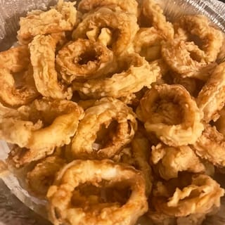Fried Calamari with French Fries