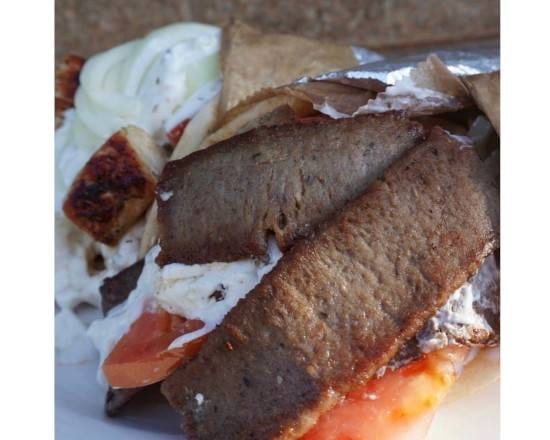Beef and Lamb Gyro Deluxe.